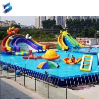 Import from China Inflatable Amusement Park Equipment Game Large Inflatable Water Park For Sale